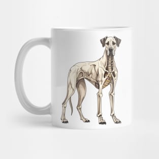 Skeleton Great Dane Dog Mug